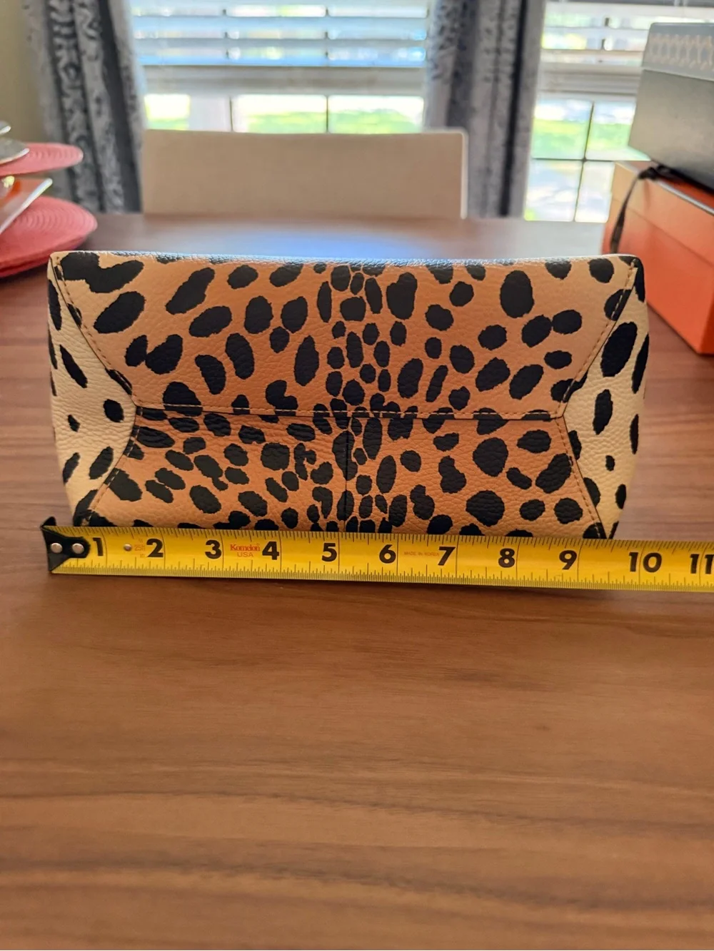 Marc Jacobs Leopard Print Mini Sack Bag in Tan & Black - Picture 6 of 14